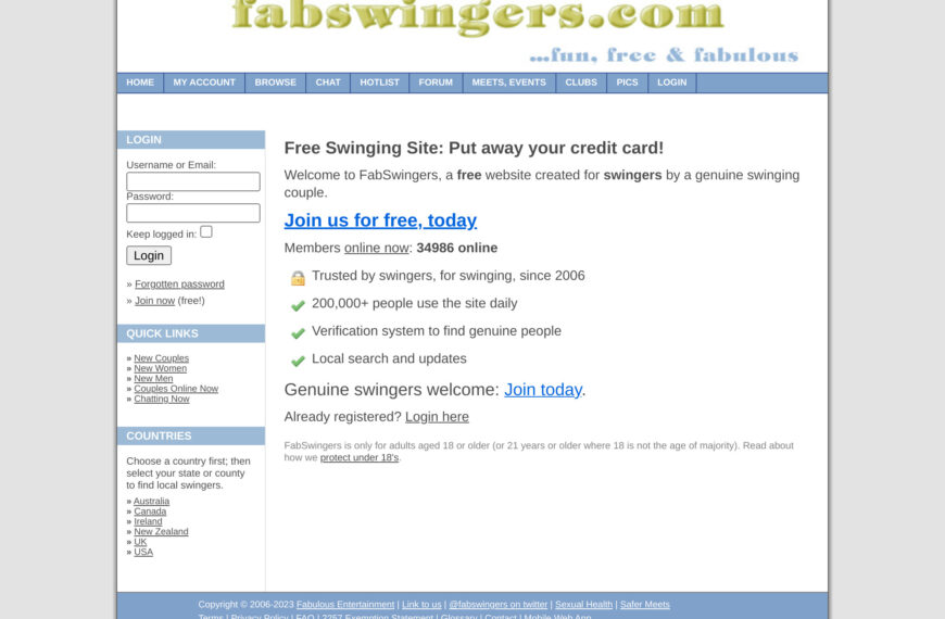 Ready to Mingle? Read This 2023 FabSwingers Review!