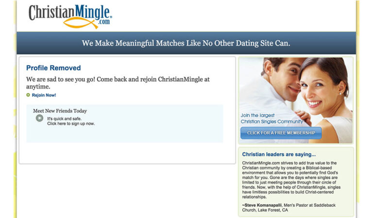Revisão de ChristianMingle: uma análise mais detalhada da popular plataforma de namoro online